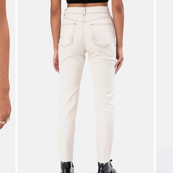 High rise off white jeans - Picture 2 of 6